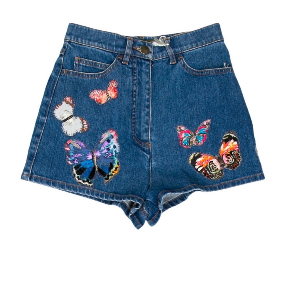 VALENTINO - BUTTERFLY JAMAICA JEAN SHORTS (SOLD OUT)